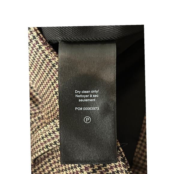 Rag & Bone Skirt Itty Bitty Plaid brown miniskirt size 8 - Picture 7 of 8